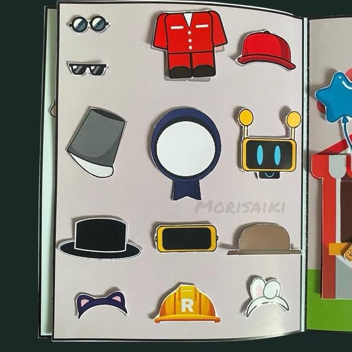 Paper Doll Roblox Versus Sprunki Paper Book Squishy Book Busy Book