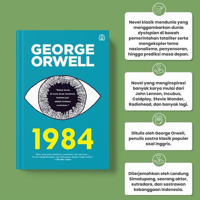 [Bentang] Buku Fiksi | 1984 - George Orwell (Republish)