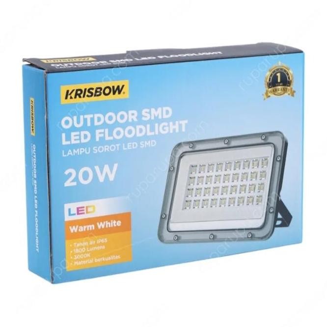 Krisbow Lampu Sorot Led 20W 6000K Ip65