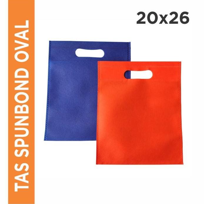

Diskon Tas Spunbond Oval 20X26 Polos - Tas Souvenir Isi 1 Kodi (20Pcs)