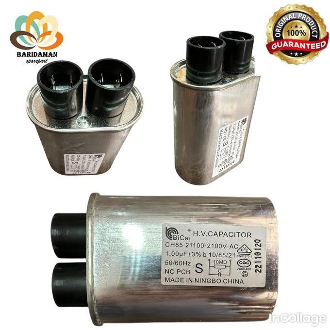 NEW Kapasitor Capasitor microwave oven CH85 1 uF 1uF 1mF 2100V 2100 V