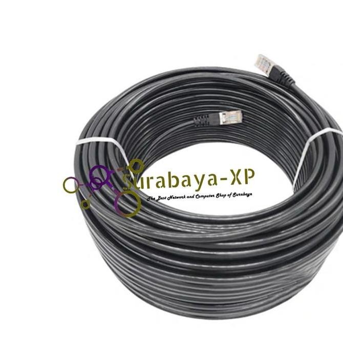 BEBAS ONGKIR - Kabel LAN 50 Meter UTP STP CAT5E 50M 50 M 50Meter FTP Outdoor SPECTRA Internet UTP IN