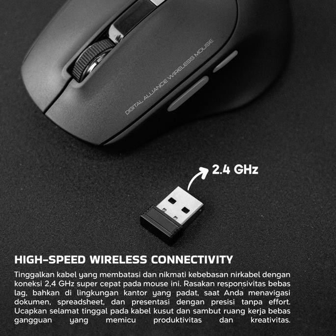 Mouse Digital Alliance DA Rubix M102 - Wireless Mouse Digital Alliance