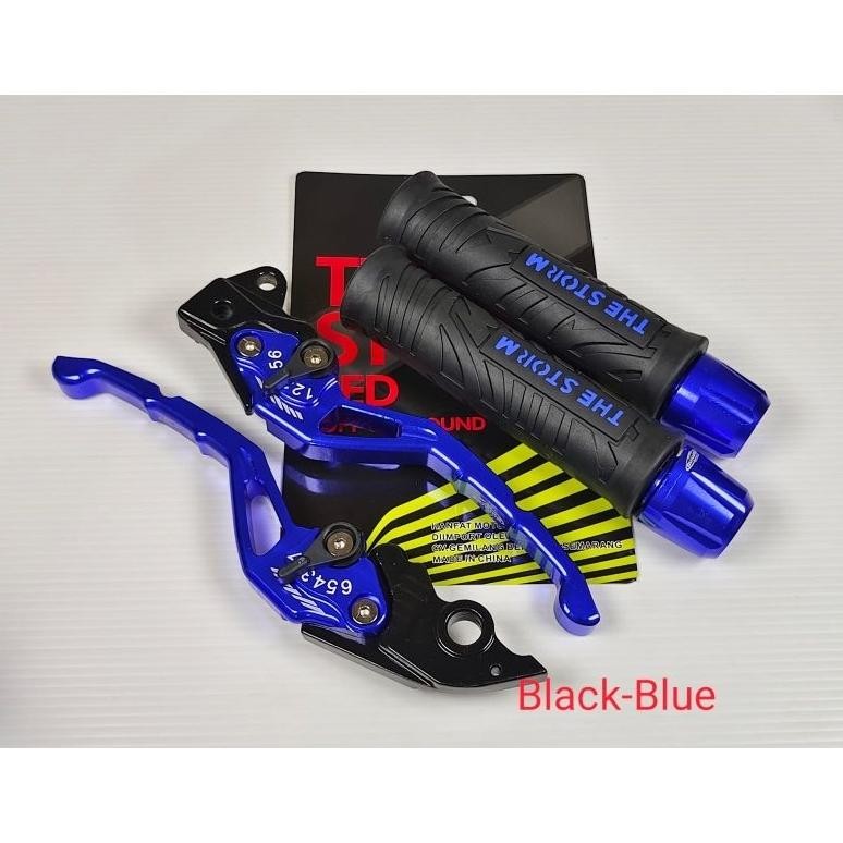 Kuke Paket 3In1 Model Hayaidesuu The Storm / Handgrip The Storm + Jalu Stang Cnc + Handle Stelan Cnc