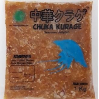 

READY STOK Chuka Kurage 1KG Gram Berbumbu / Salad ubur ubur / Jellyfish Siap kirim