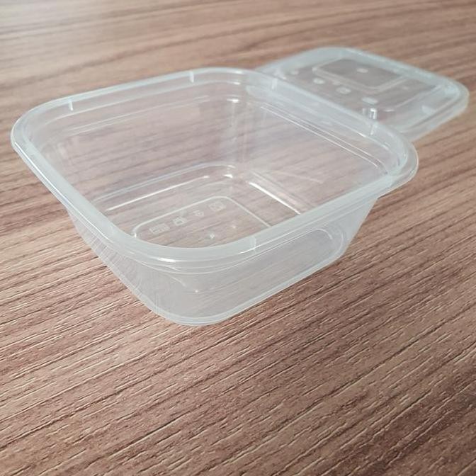 Kotak Plastik 500ml Thinwall sq Persegi Square 500 ml box DM