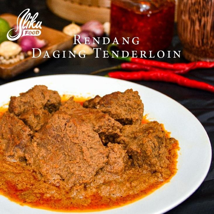 

TERLARIS Rendang Daging Tenderloin Empuk 8 Potong 350g Siap kirim