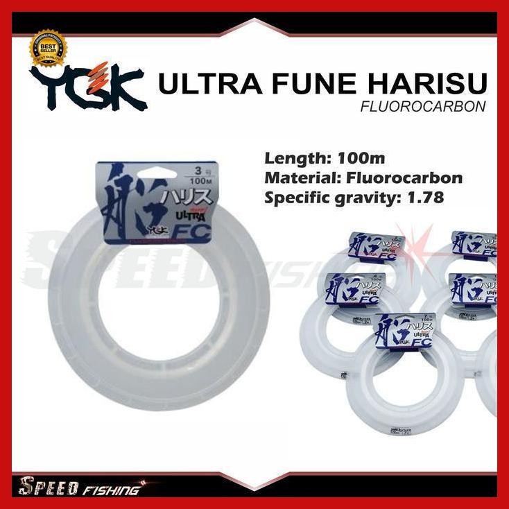 "Cod" - Senar Leader Ygk Ultra Fune Harisu Fluorocarbon 100M Line Bestseller