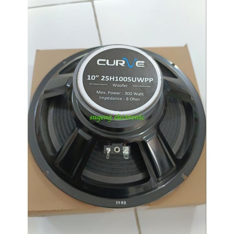 ''Terlaris" Speaker Curve 10" Inch 2H100Suwpp(Wofer) Murah