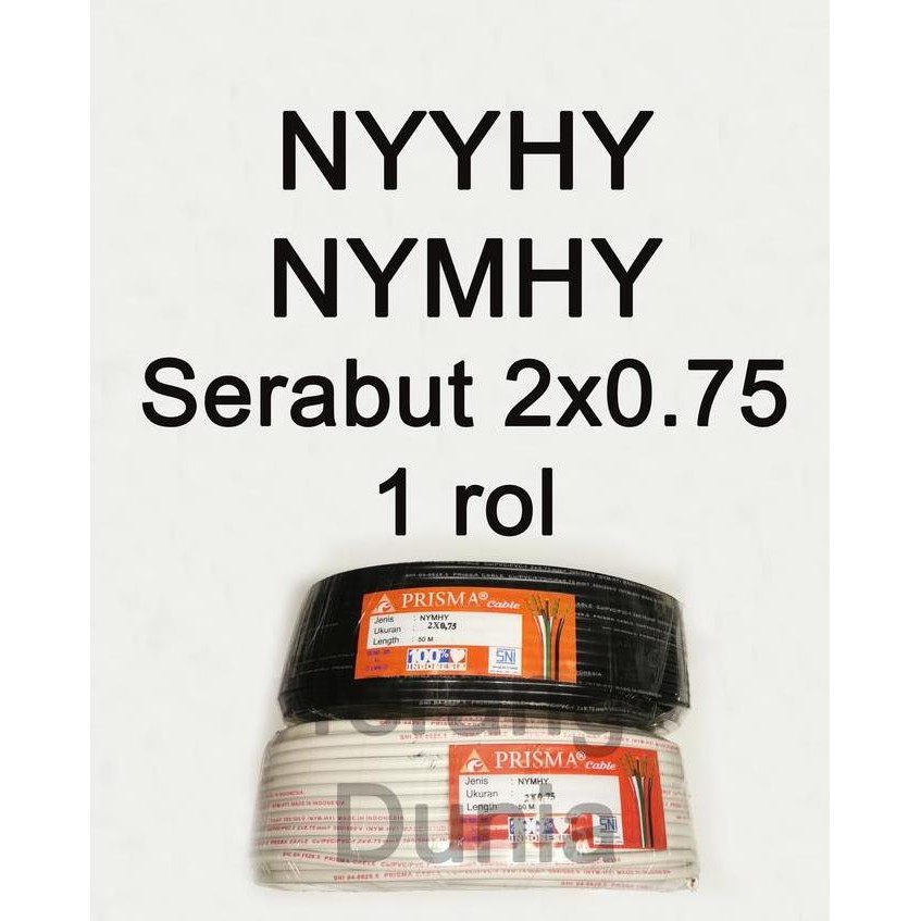 Promo Kabel Serabut 2x0.75 Kabel NYYHY 2x0.75 Kabel NYMHY 2x0.75 Kabel Ako COD