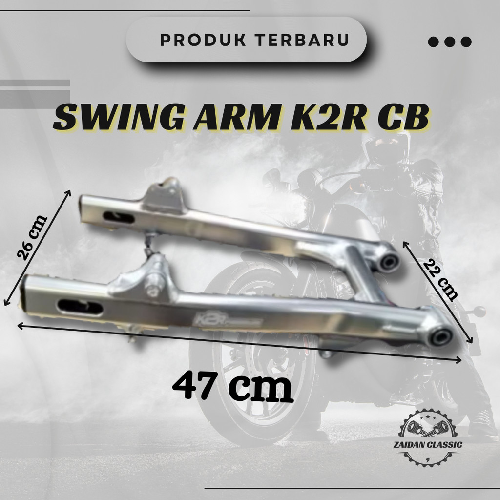swing arm cb k2r pnp begel panjang arm cb kawahara pnp begel panjang supet cb k2r