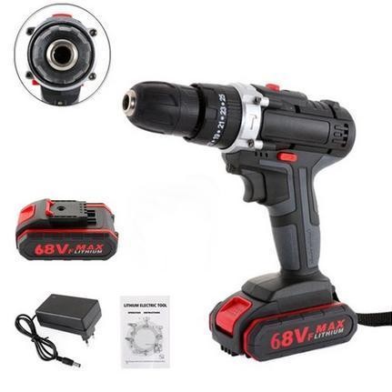 FMT Bor Baterai / Bor Tanpa Kabel / Bor Listrik 68V 88V / Bor Listrik Set