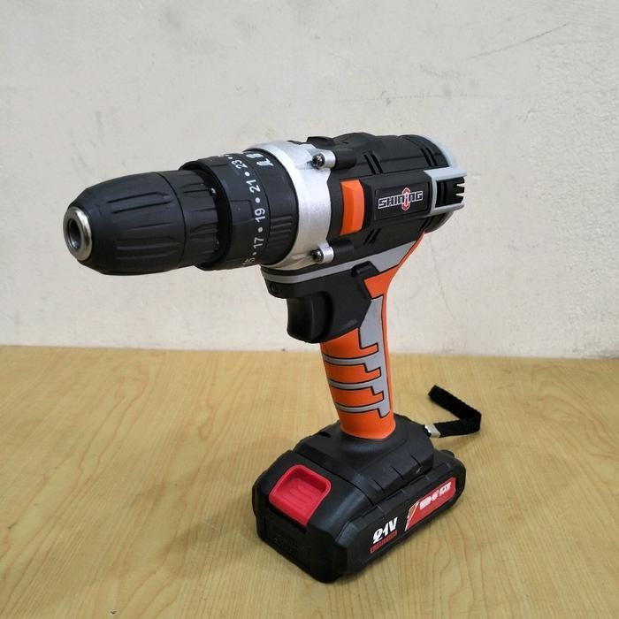 FMT Bor baterai cordless 21volt bor baterai tembok + toolkit set lengkap professional serbaguna