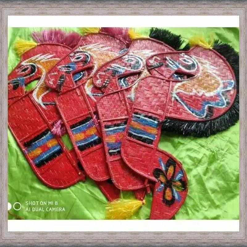 Cuci Gudang kuda kepang lumping besar Kuda lumping 90cm kuda besar anak free cambuk tari STU-91