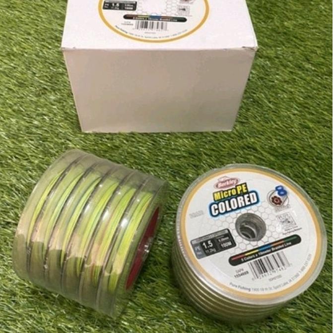 BENANG PE BERKLEY MICRO PE COLORED PER 100 METER MULTI WARNA