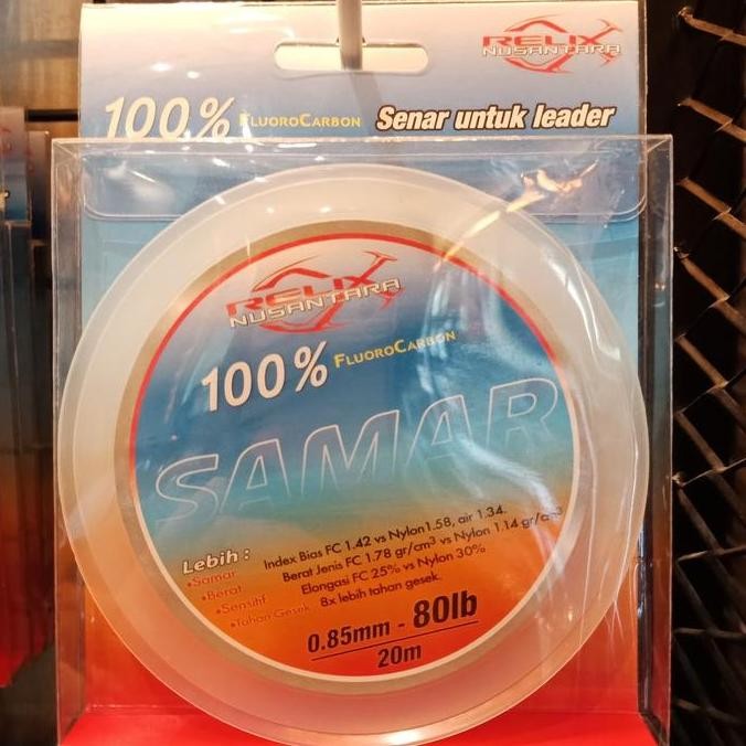 Terbaik | Senar Leader Samar 80 Lb 100% Flurocarbon | 100% Ori
