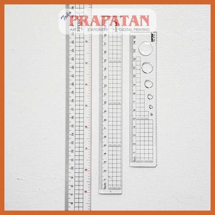 

(ATK) PENGGARIS JOYKO 15-30CM | RULER ALAT TULIS LUKIS SEKOLAH KULIAH GAMBAR KANTOR