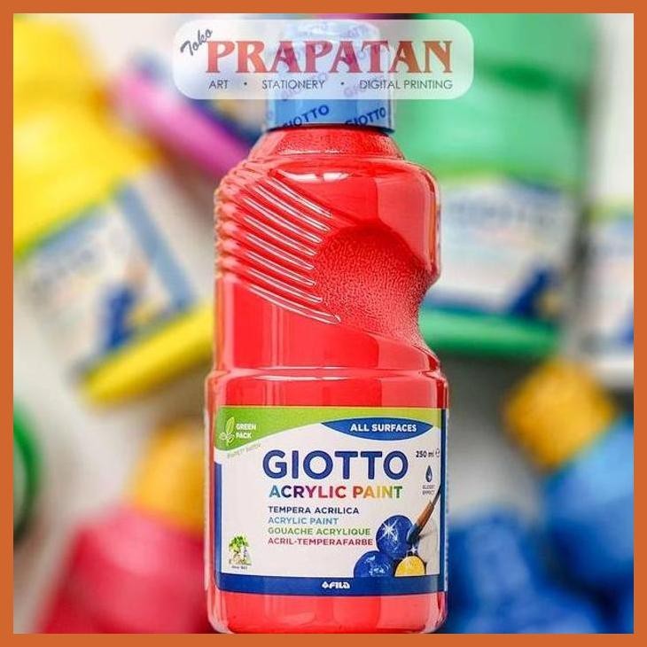

(ATK) GIOTTO ACRYLIC PAINT 250ML | CAT AKRILIK ALAT TULIS LUKIS SEKOLAH KULIAH GAMBAR KANTOR