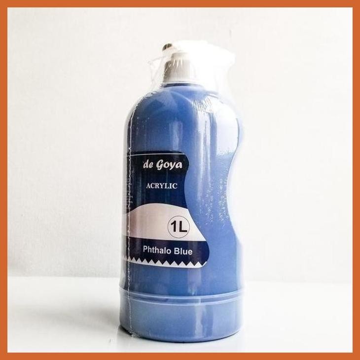 

(ATK) DE GOYA ACRYLIC PAINT 1L WHTE/BLACK | CAT AKRILIK ALAT TULIS LUKIS SEKOLAH KULIAH GAMBAR KANTOR