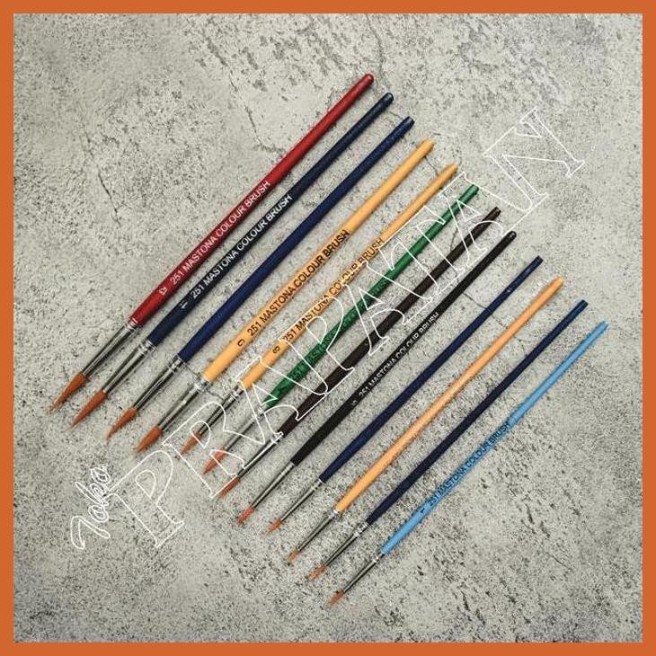 

(ATK) KUAS LUKIS MASTONA 251 COLOUR PER PC / MASTONA PAINTING BRUSH ALAT TULIS LUKIS SEKOLAH KULIAH GAMBAR KANTOR