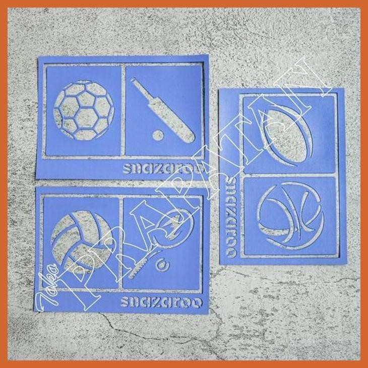 

(ATK) SNAZAROO 6 FACE PAINT STENCILS ALAT TULIS LUKIS SEKOLAH KULIAH GAMBAR KANTOR