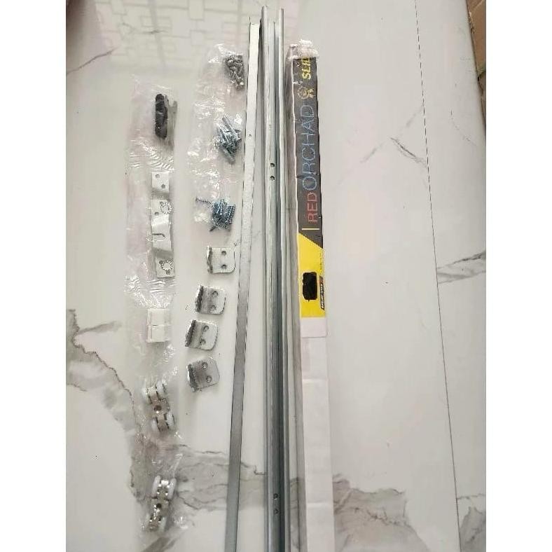 Set Pintu Sleding Tinggal Pasang / Pintu Sleding / Pintu Kamar Sleding Tinggal Pasang