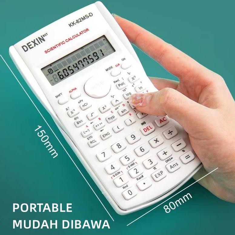 

Kuke Kalkulator Color Function Scientific Kalkulator 240 Fungsi Kalkulasi 5 Warna Scientific Calculator Kk-82Ms-D Kalkulator Ilmiah Dh-68