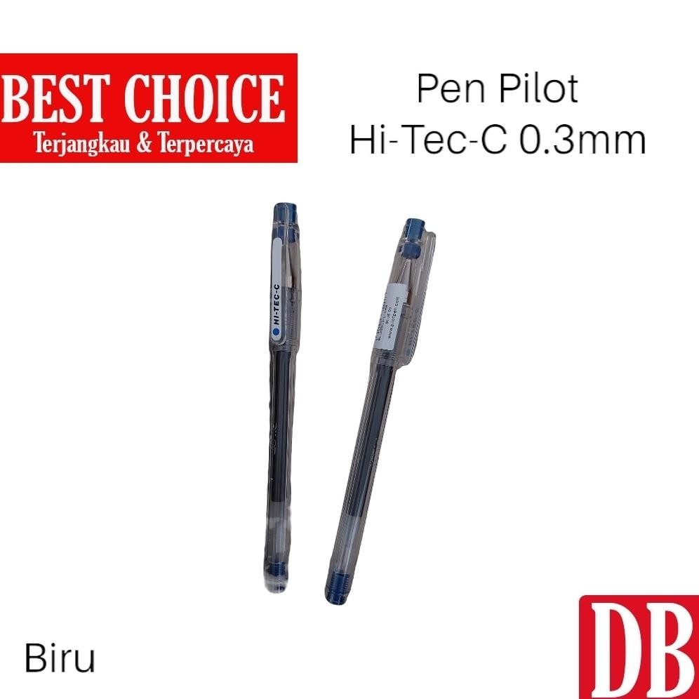 

Original Gel Pen / Pulpen Hi-Tec-C Pilot 0.3 Mm Hitam/Biru Ua-86