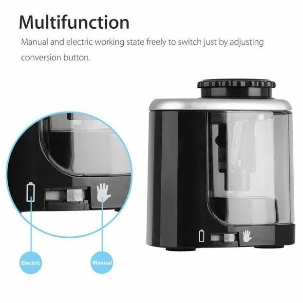 

Kuke Rautan Pensil Elektrik / Pencil Sharpener - Tenwin 8005/ Dilengkapi 2 Mata Pisau Gr-8