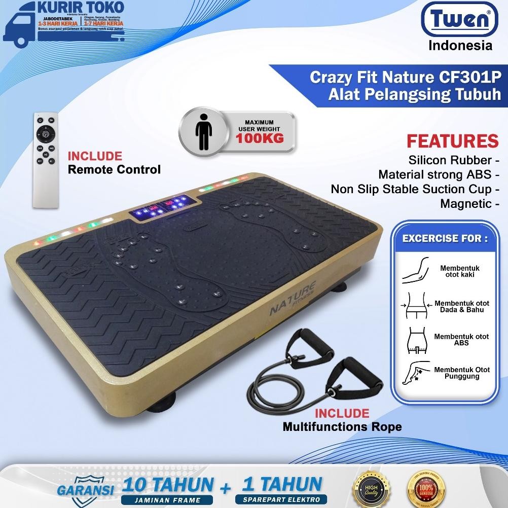 Crazy Fit Nature CF301P Alat Olahraga Alat Pelangsing Tubuh CrazyFit Ready stock PALU SULAWESI