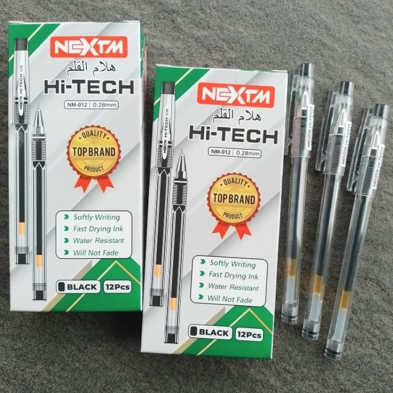

Sale Pulpen Gel Pen Next-M Hi-Tech Nm-012 0.28Mm ( 12 Pcs ) [ Original ] Fs-6
