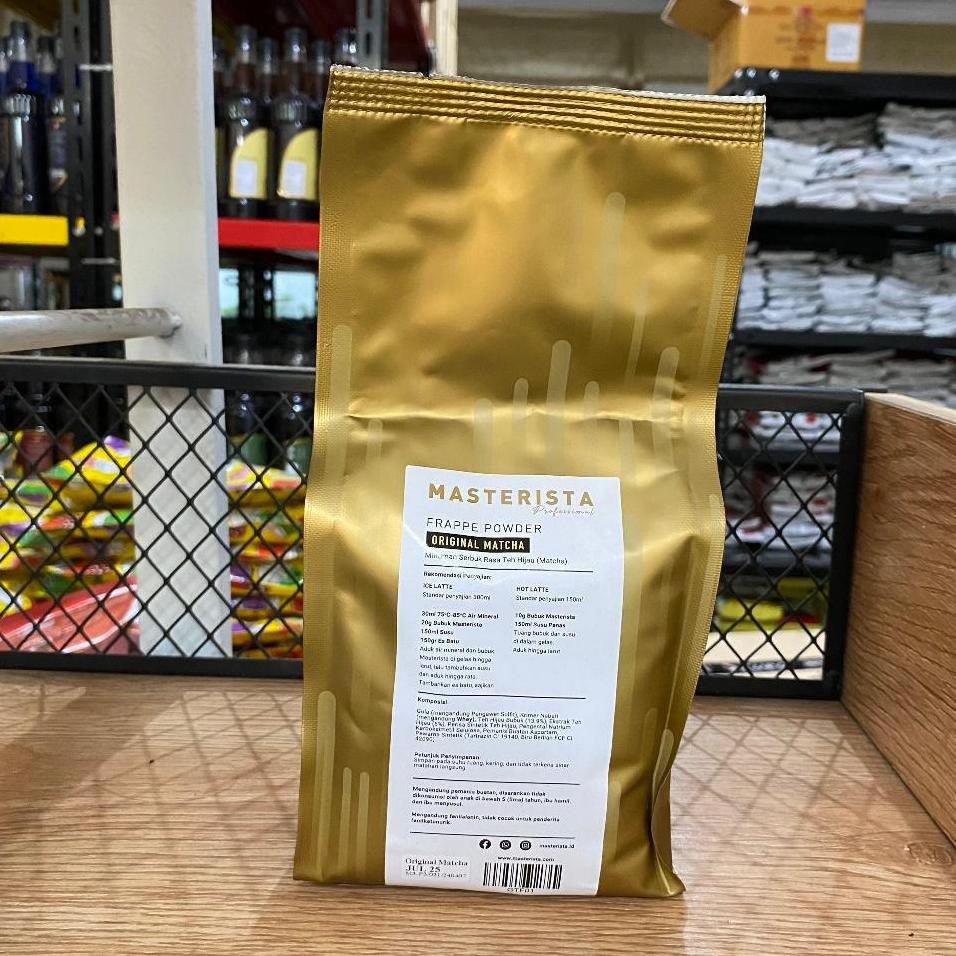 Bubuk Minuman Masterista Matcha 800Gr Bubuk Minuman Rasa Matcha Bubuk Matcha Frappe