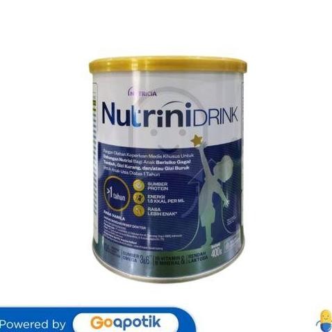 NUTRINIDRINK RASA VANILA 1-12 TAHUN 400 GRAM KALENG