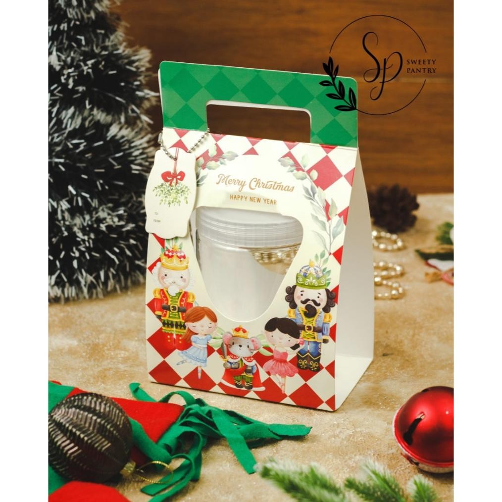 

Fue-K5X20 Box Hampers Natal Kotak Packaging Sleeve Christmas Rt-4