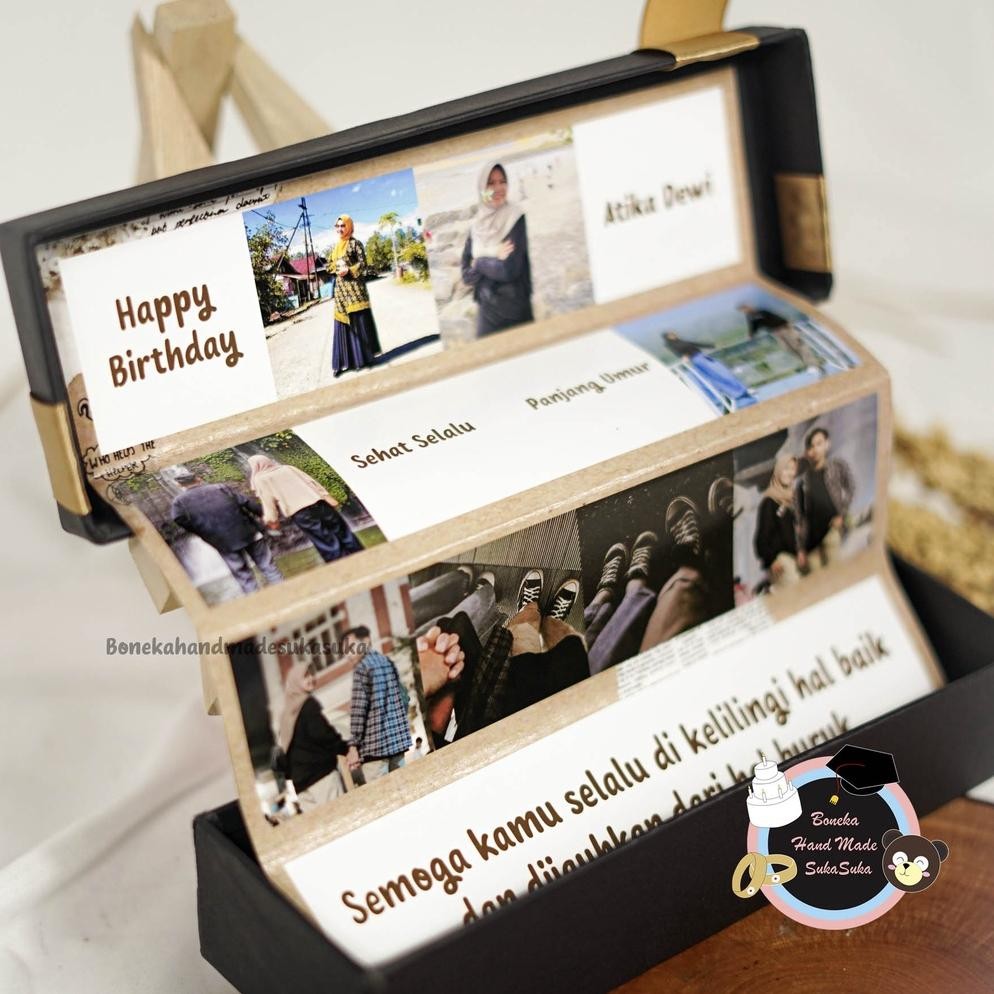 

Heatshrin Photobox Giftbox 16 Foto Kado Ulang Tahun | Kado Anniversary Custom Box Tebal Hadiah Anniversary Valentine Ng-65