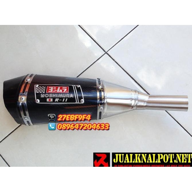 Knalpot Kolong Pulsar 200NS Yoshimura R11 Carbon Slipon PNP Original