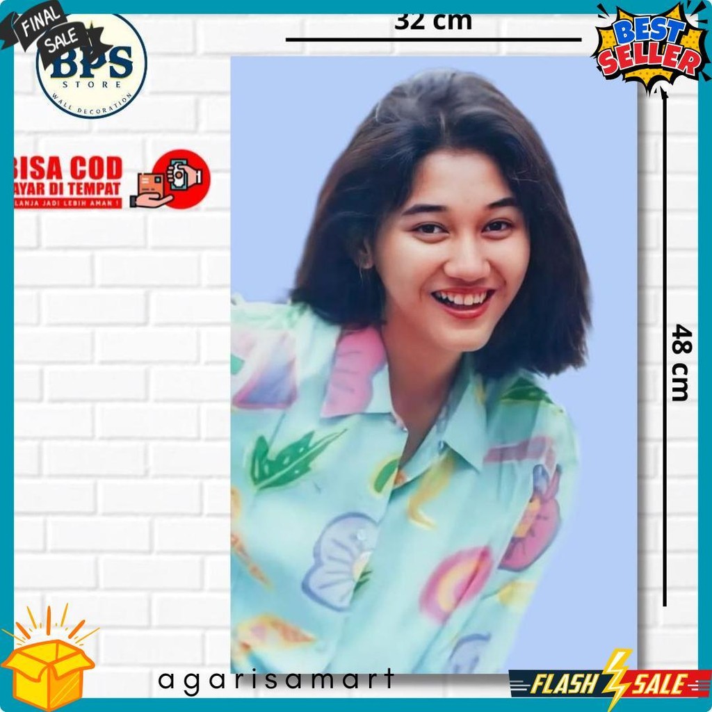 Cod Poster Nike Ardill - Foto Nike Ardilla - Poster Artis  - Walldecoor - Hiasan Dinding - Hiasan Ka