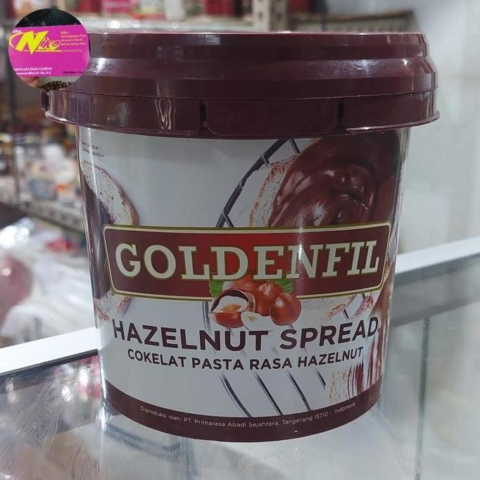 

goldenfil hazelnut spread 1 kg khusus grab dan gojek