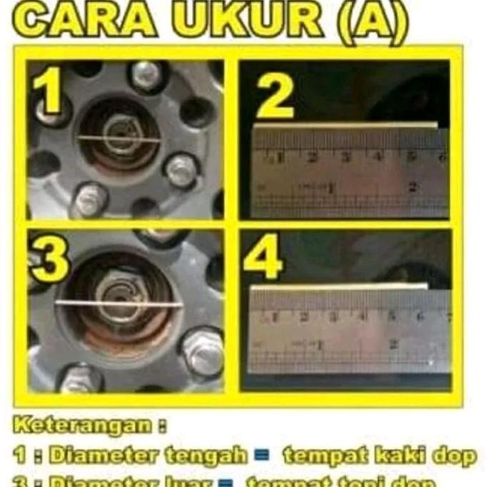 DF161>> CENTER CAPS DOP VELG VARIASI VIPER FF1