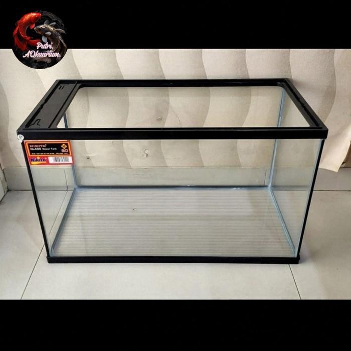 RA Aquarium Nikita 60cm Akuarium NS 60 Liter Glass Water Tank 60x30x36 cm Akuarium kaca Akuarium akr