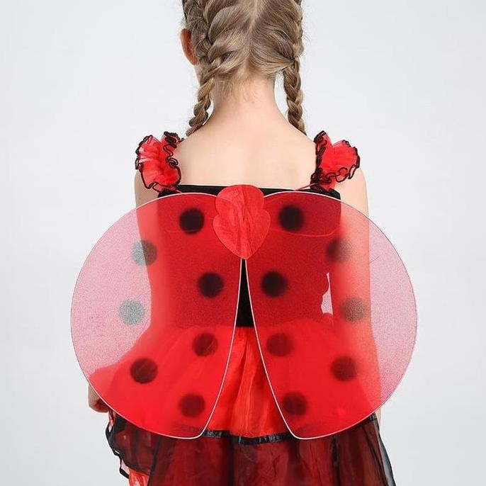 CR - Kostum Anak Lebah Merah Kostum Ladybug Perayaan Pesta Murah TERLARIS