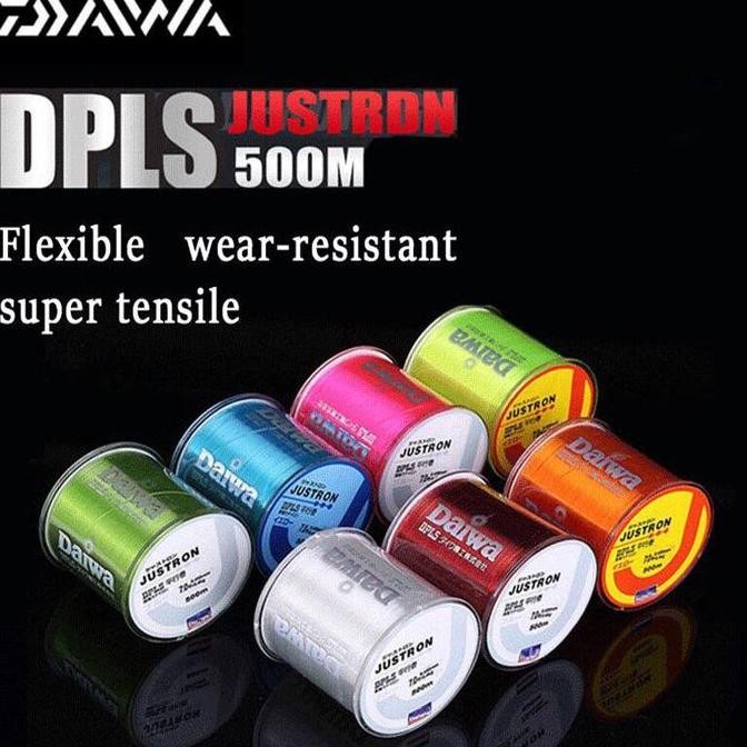 Terbaik | Senar Nilon Justron Daiwa Nylon 500M | 100% Ori