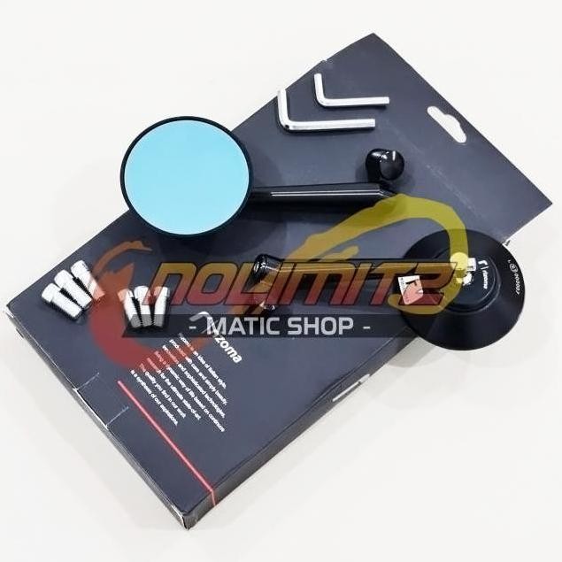 PREMIUM Spion Rizoma Retro Bulat CNC Aluminium Vespa W175 Scoopy XSR 155 best Original