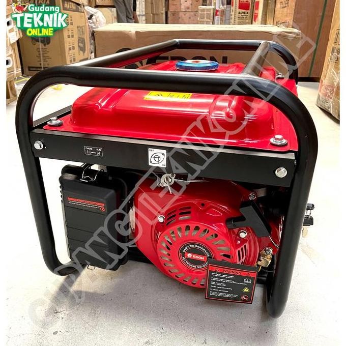 Genset 3000W Edon Pt-3300 Pt-3300L Manual Starter Avr / Power Generator Listrik 3000 Watt Bensin 4 T