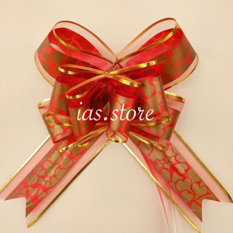 

Bf888S [Isi 10Biji] Pita Tarik Jumbo 5Cm Motif | Pita Serut Jumbo | Pita Parcel | Pita Lebaran Ex45