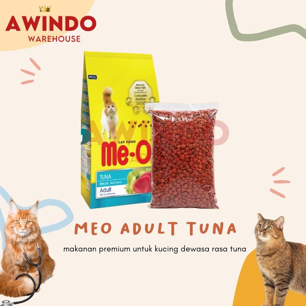 TERMURAH MEO ADULT TUNA - Meo Makanan Pakan Kucing Kering Me-o Adult Tuna Dry Cat Food Siap kirim