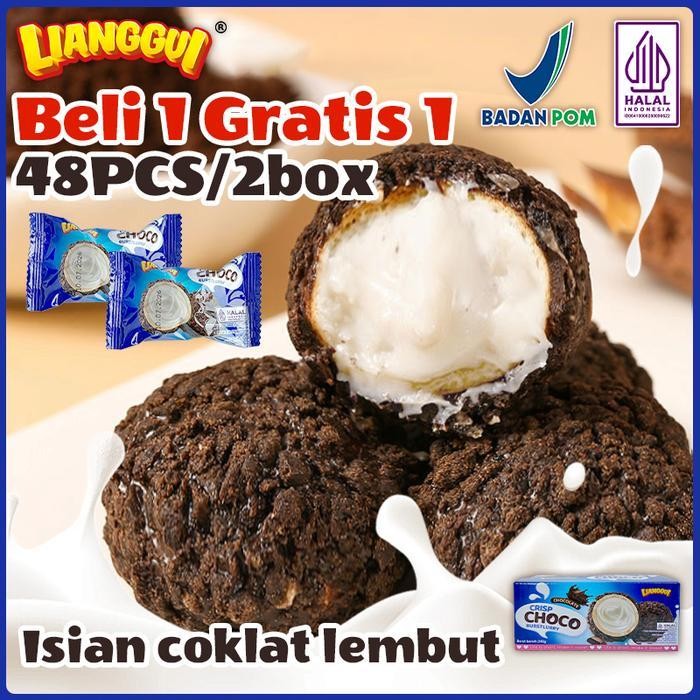 

[Halal] Lianggui Kue Bulat Blaster Coklat! Isi Coklat Meledak Dalam Satu Gigitan, Beli 1 Gratis 1, Makanan Ringan Wajib Untuk Siang Teh Dan Nonton Drama