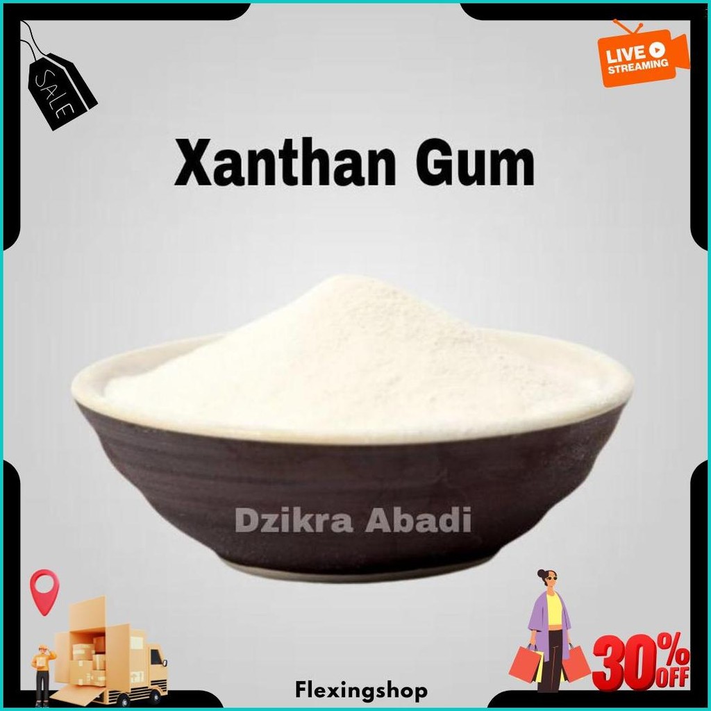 

Xanthan Gum Xantan Gum Pengental Makanan 100 Gr Bisa Cod