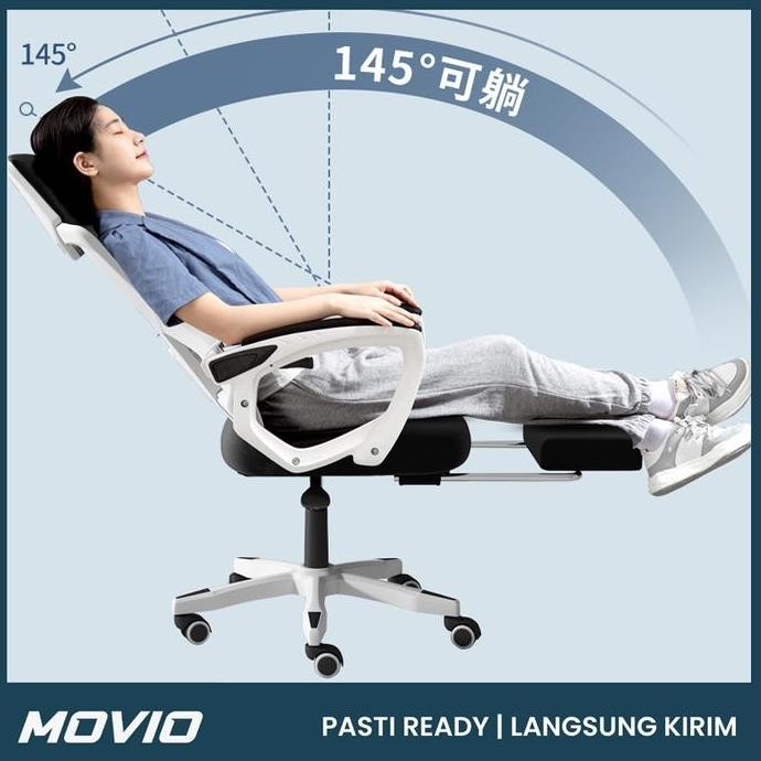 MOVIO Gaming Chair - Kursi Gaming / Kursi Kantor / Kursi Ergonomis