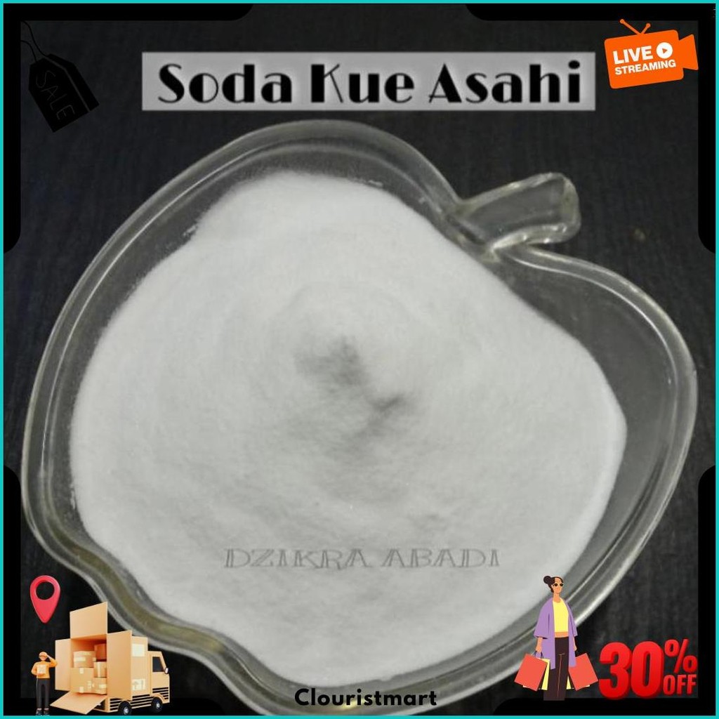 

Baking Soda / Soda Kue / Sodium Bikarbonat Asahi Japan 1.Kg Termurah Banget